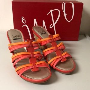 Impo Women’s Slip On Open Tie Wedge Sz 8 1/2 M